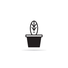 houseplant icon vector illustration