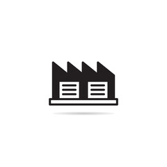 warehouse building icon vector illustration