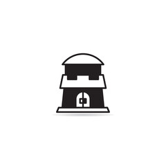 fort and castle icon vector illustration