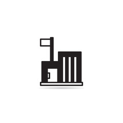 house building icon vector illustration