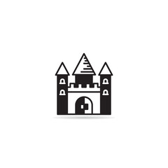 castle, palace and tower icon vector illustration