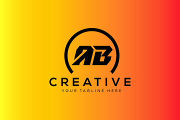 
Letter AB BA Logo Alphabet Design Icon Vector Symbol
