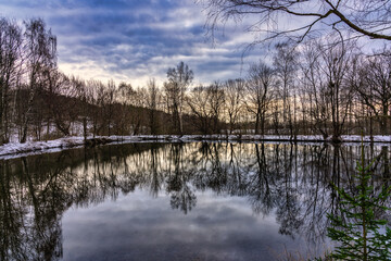 Absetzbecken Bollrich im Gelmketal bei Goslar