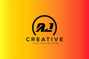 
Letter AJ JA Logo Alphabet Design Icon Vector Symbol