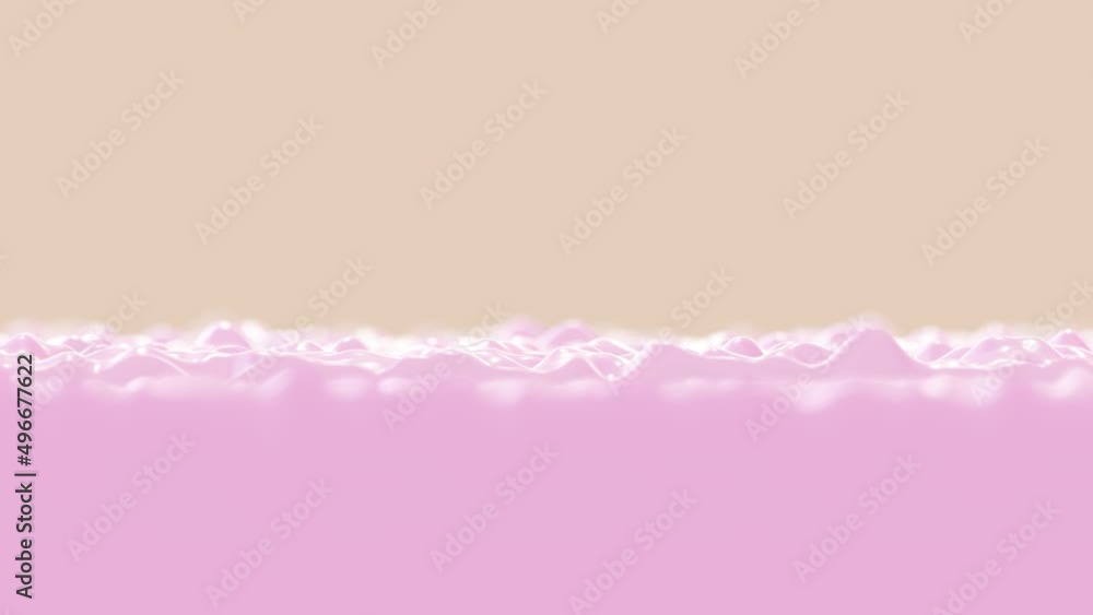 Poster realistic dof camera 3d animation of the splashing strawberry or raspberry milk or yogurt rendered i