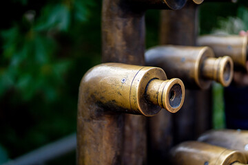 Amsterdam zoo pipes wot watching animals. Amsterdam, Netherlands the Amsterdam Zoo, Nethrelands