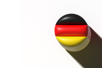 ドイツ国旗、3D、柔らかい