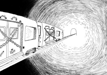 The subway
torment towards the end