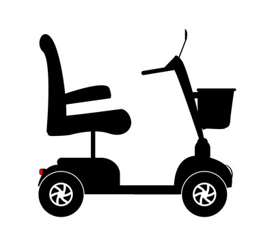 Mobility Scooter Silhouette