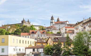 Naklejka na ściany i meble partial view of Viseu city, province of Beira Alta, Portugal