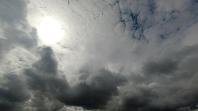 timelapse cielo nuvoloso in 4k