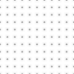 Square seamless background pattern from black zodiac libra symbols. The pattern is evenly filled. Vector illustration on white background