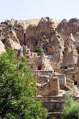 Rocky village in Kandovan village of Tabriz