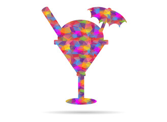 icon sundae low poly
