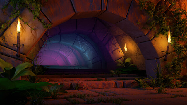Fantasy cave