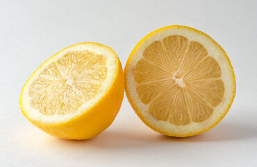 A Fresh Lemon Cut in Half