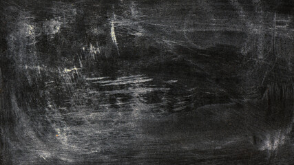 Obraz premium Empty school chalk board on a wooden table. Empty space to enter text or insert graphics. Concept in education or business.