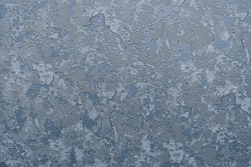 Beautiful Abstract Grunge Decorative Navy Blue Dark Stucco Wall Background. Art Rough Stylized Texture Banner With Space For Text