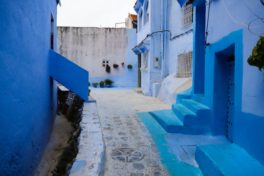 Street in Chefchaouen, Morocco © EvrenKalinbacak