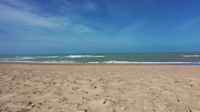 Mare a baia Kamarina a Scoglitti (RG) in Sicilia