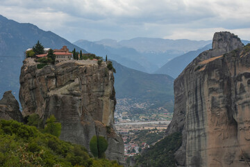 Fototapeta na wymiar Holy Trinity Monastery, Meteora, Greece.