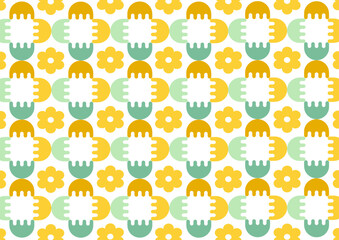 Editable vector pattern illustration.