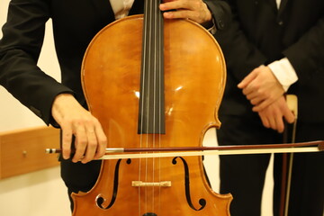person playing violin