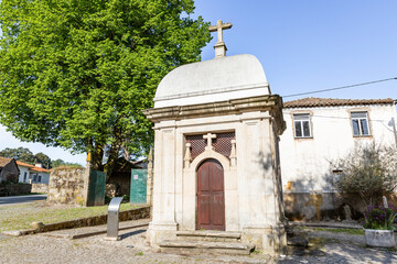 Fototapeta na wymiar Chapel of Santo Cristo in Sabugosa, municipality of Tondela, district of Viseu, province of Beira Alta, Portugal