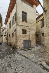 Fototapeta na wymiar the narrow streets of Bey district in gaziantep