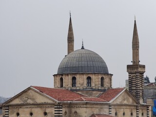 Fototapeta na wymiar Mosque with dome in Gaziantep
