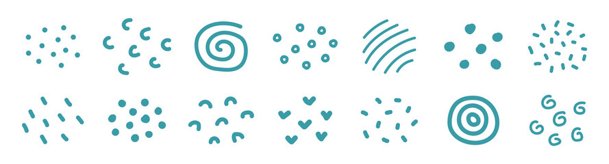 Set of 200 geometric shapes. Memphis design, retro elements for web, vintage, advertisement, commercial banner, poster, leaflet, billboard, sale. Collection trendy halftone vector geometric shapes.