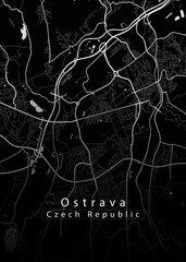 Ostrava Czech Republic City Map