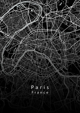 Paris France City Map