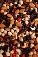 Very tasty dried fruits