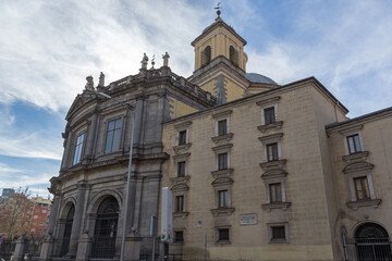 Fototapeta na wymiar San Francisco el Grande church in City of Madrid, Spain
