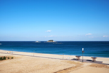 Bongpo beach in Goseong-gun, South Korea.
