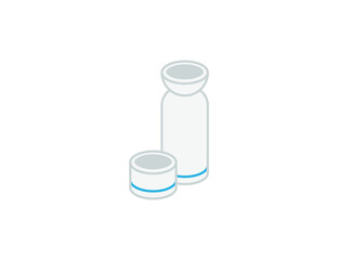 Sake vector flat emoticon. Isolated Sake illustration. Sake icon