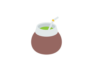 Mate vector flat emoticon. Isolated Mate illustration. Mate icon