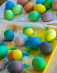 Fototapeta na wymiar Colorful Easter Background