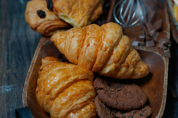 Many homemade bakery items that are delicious to eat.