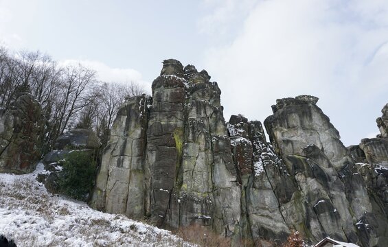 Winterlandschaft Externsteine