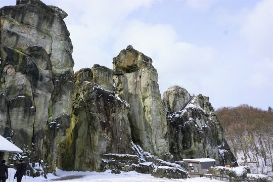 Winterlandschaft Externsteine