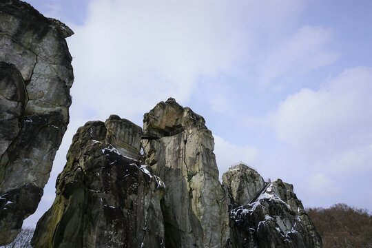 Winterlandschaft Externsteine