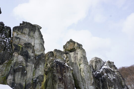 Winterlandschaft Externsteine