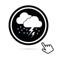 Logo prévisions météorologiques.