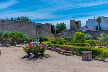 Alcazaba fortress in Spanish town Merida.