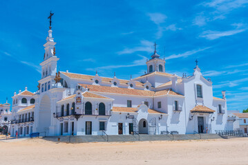 Sanctuary of our lady of Rocio in Spain.