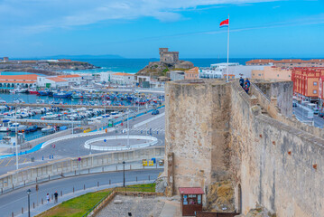 Marina in the Spanish town Tarifa.