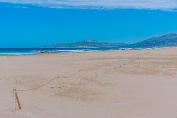 Playa de los Lances in Spanish town Tarifa.