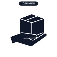delivery icon symbol template for graphic and web design collection logo vector illustration